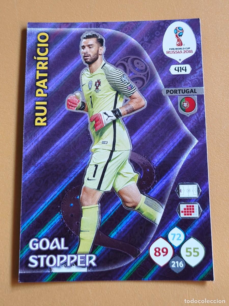 Cromos de f&uacute;tbol: rui patricio, rusia 2018 fifa world cup goal stopper