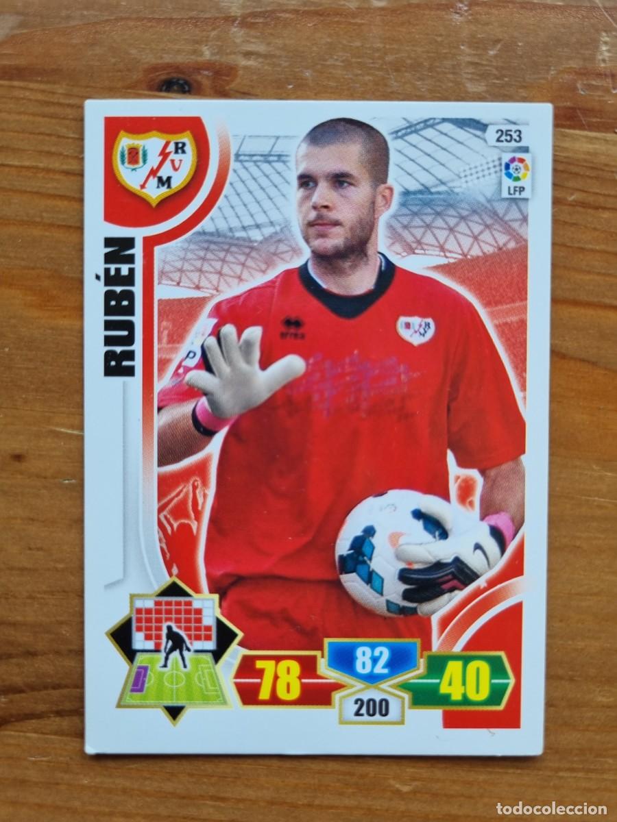 Cromos de f&uacute;tbol: 253 RUB&Eacute;N (Rayo Vallecano). Liga 2013 2014 13 14 Adrenalyn XL