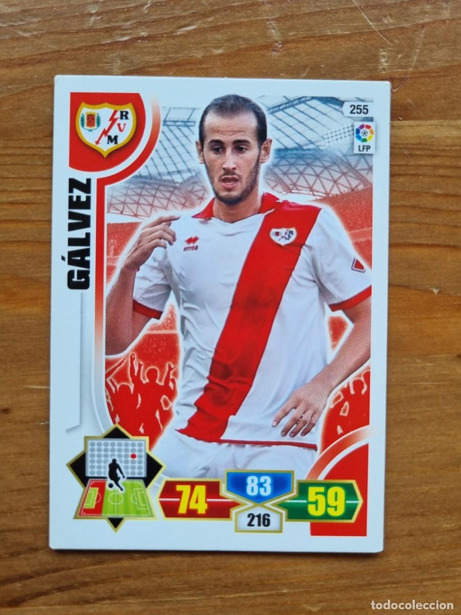 Cromos de f&uacute;tbol: 255 G&Aacute;LVEZ (Rayo Vallecano). Liga 2013 2014 13 14 Adrenalyn XL