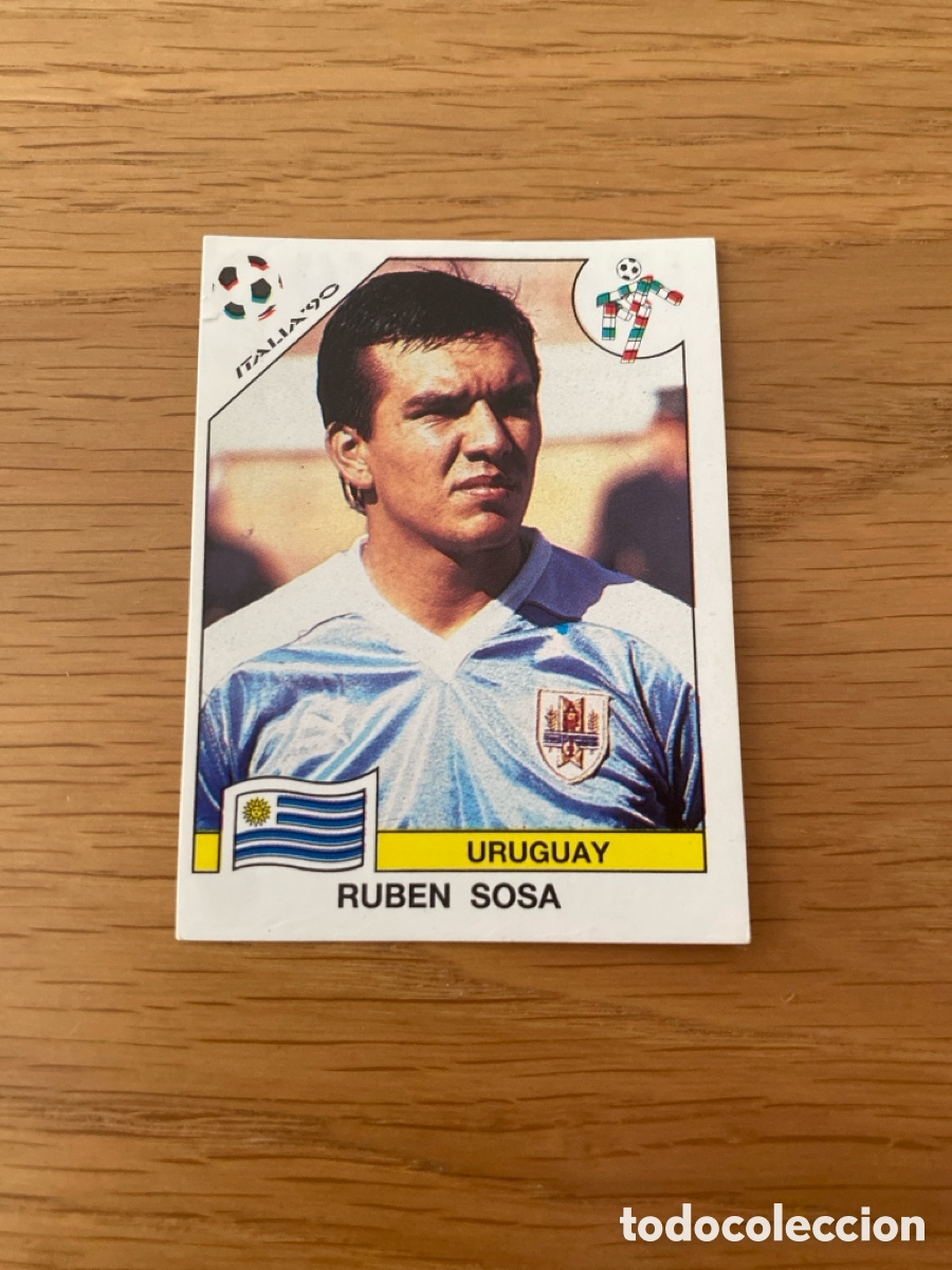 Cromos de f&uacute;tbol: Cromo panini mundial Italia 90 n&uacute;mero 380 Sosa - Stickers album world cup Italy 1990