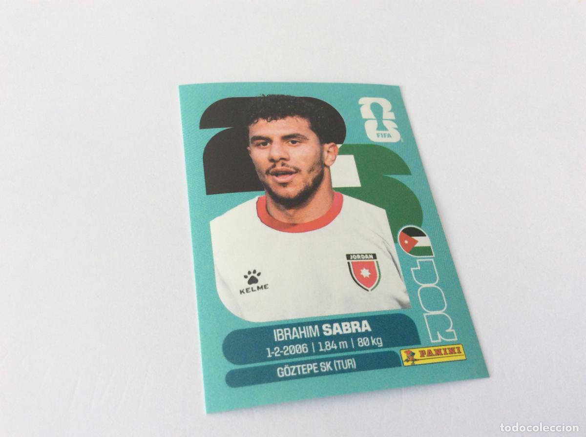 Cromos de f&uacute;tbol: JOR20 JOR 20 Ibrahim Sabra Jordania Sticker Cromo FIFA World Cup 2026 26 Panini Mundial