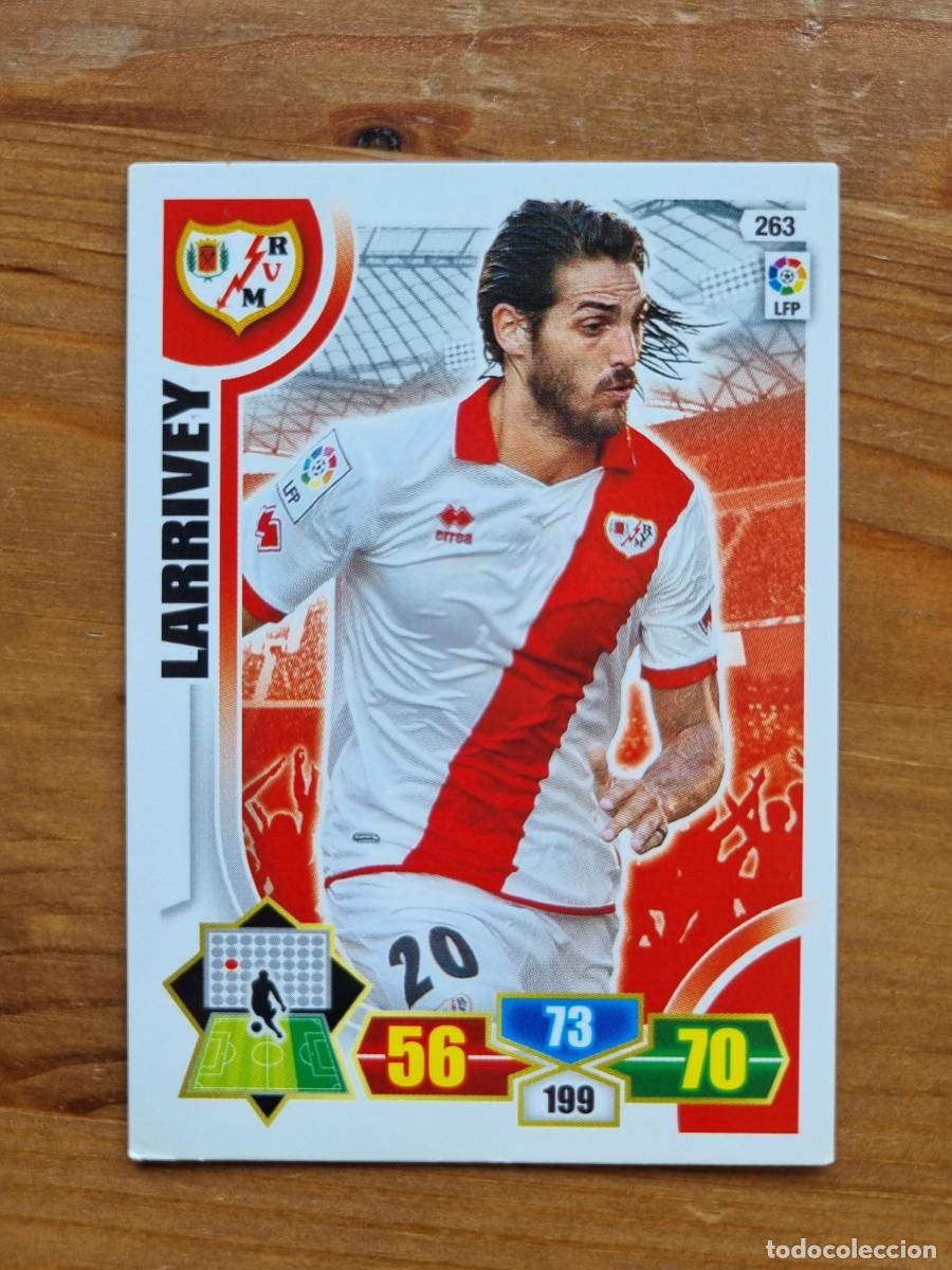 Cromos de f&uacute;tbol: 263 LARRIVEY (Rayo Vallecano). Liga 2013 2014 13 14 Adrenalyn XL