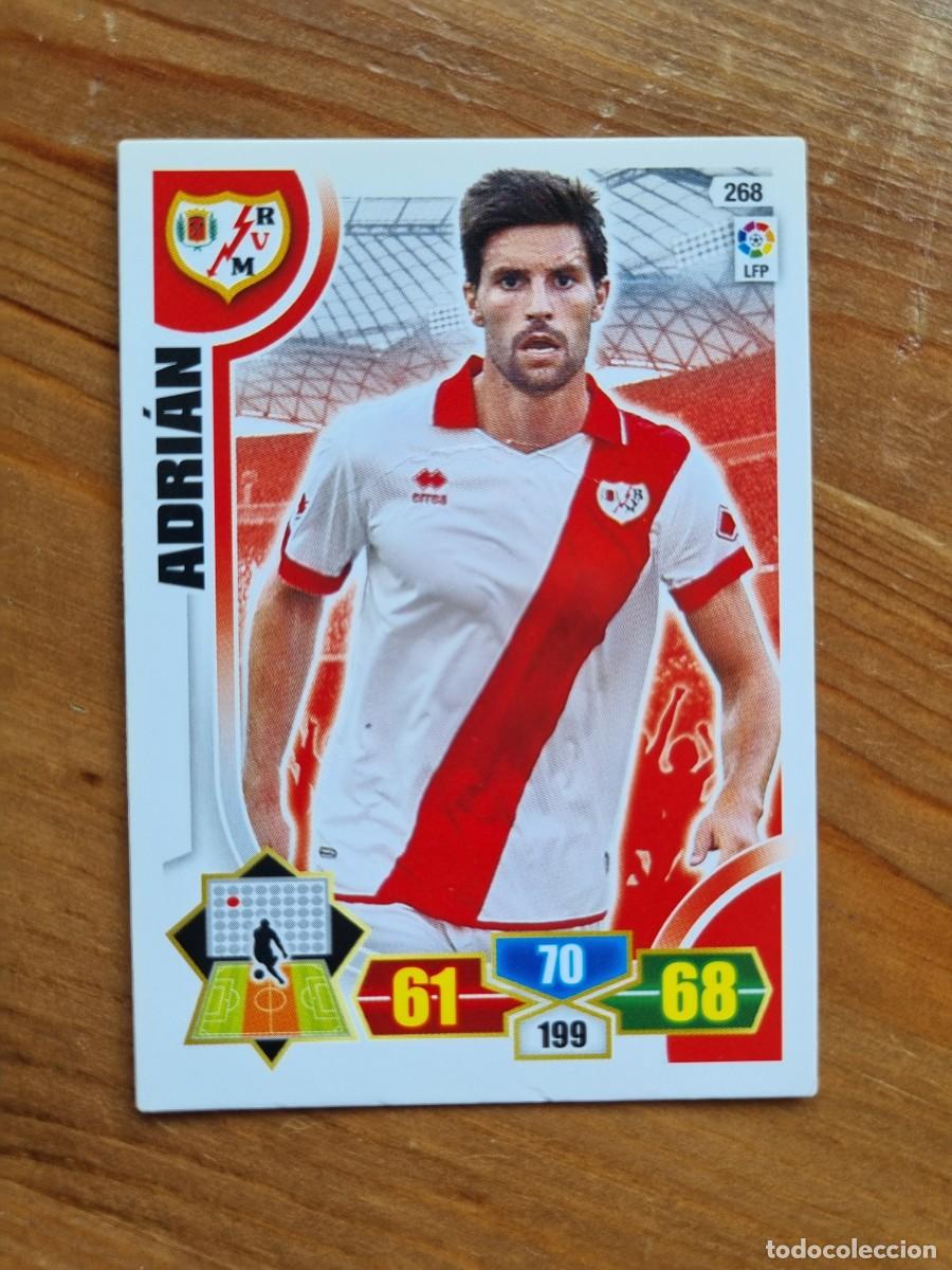 Cromos de f&uacute;tbol: 268 ADRI&Aacute;N (Rayo Vallecano). Liga 2013 2014 13 14 Adrenalyn XL
