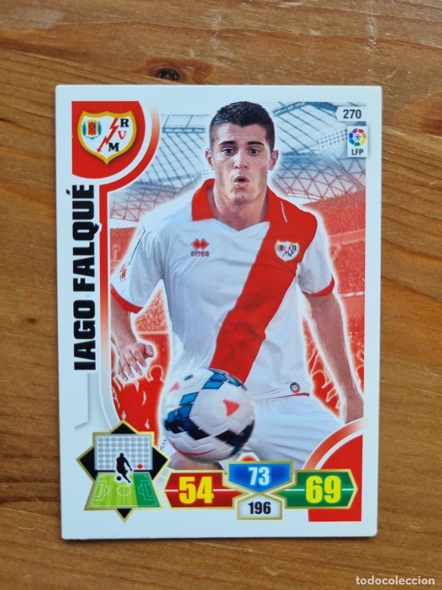 Cromos de f&uacute;tbol: 270 IAGO FALQU&Eacute; (Rayo Vallecano). Liga 2013 2014 13 14 Adrenalyn XL