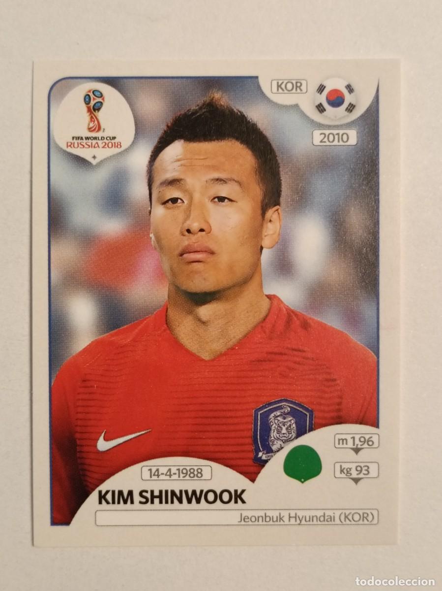 Cromos de f&uacute;tbol: #498 SHINWOOK (COREA DEL SUR) MUNDIAL RUSIA 2018 PANINI VERSION ROSA
