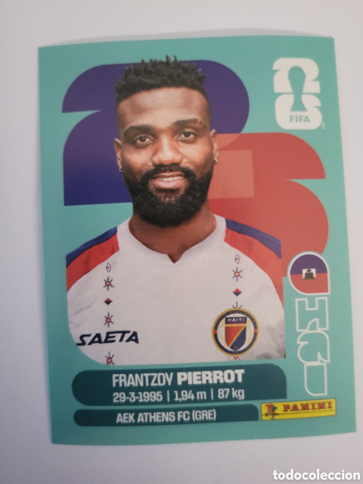 Cromos de f&uacute;tbol: HAI 20 Frantzdy Pierrot [Sticker] / FIFA World Cup 2026