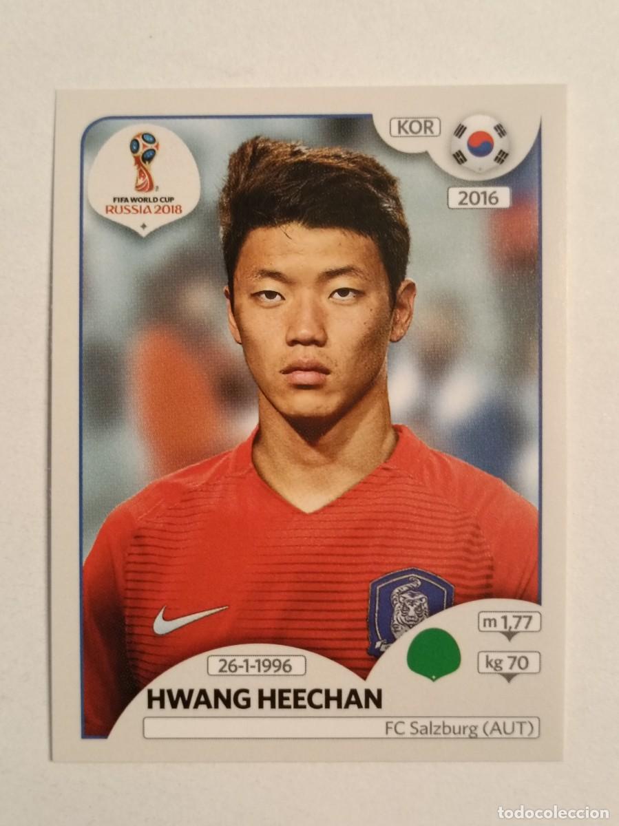 Cromos de f&uacute;tbol: #499 HEECHAN (COREA DEL SUR) MUNDIAL RUSIA 2018 PANINI VERSION ROSA