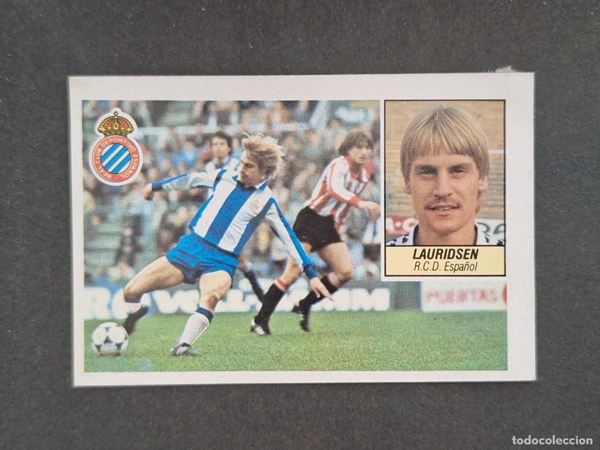 Cromos de f&uacute;tbol: L5 LAURIDESEN R. C. D. ESPA&Ntilde;OL LIGA ESTE 1984 1985 84 85 DESPEGADO RECUPERADO
