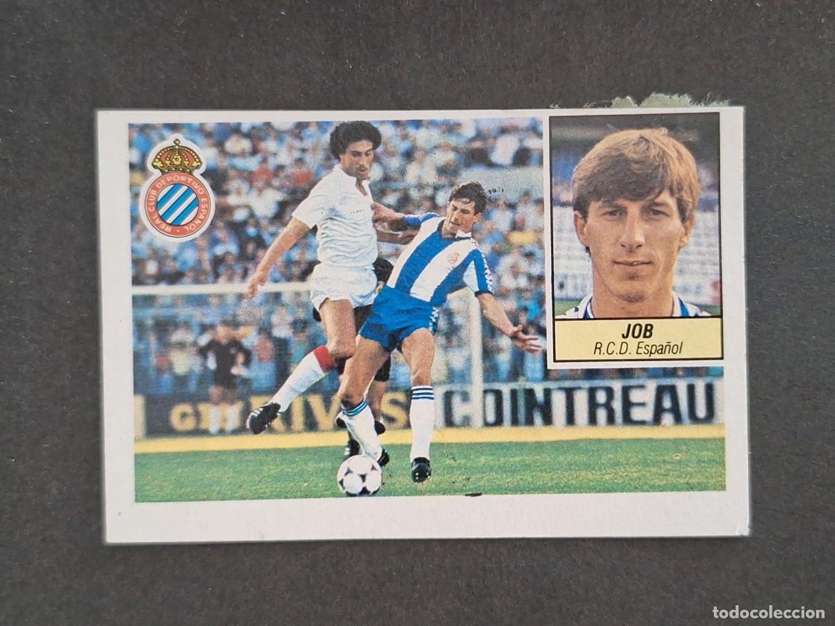 Fu&szlig;ball-Sticker: L5 JOB R. C. D. ESPA&Ntilde;OL LIGA ESTE 1984 1985 84 85 DESPEGADO RECUPERADO
