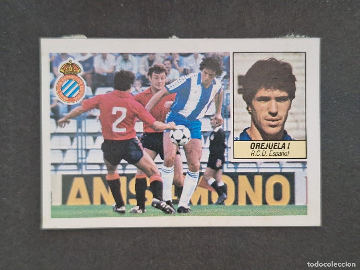 Cartes &agrave; collectionner de Football: L5 OREJUELA I R. C. D. ESPA&Ntilde;OL LIGA ESTE 1984 1985 84 85 DESPEGADO RECUPERADO