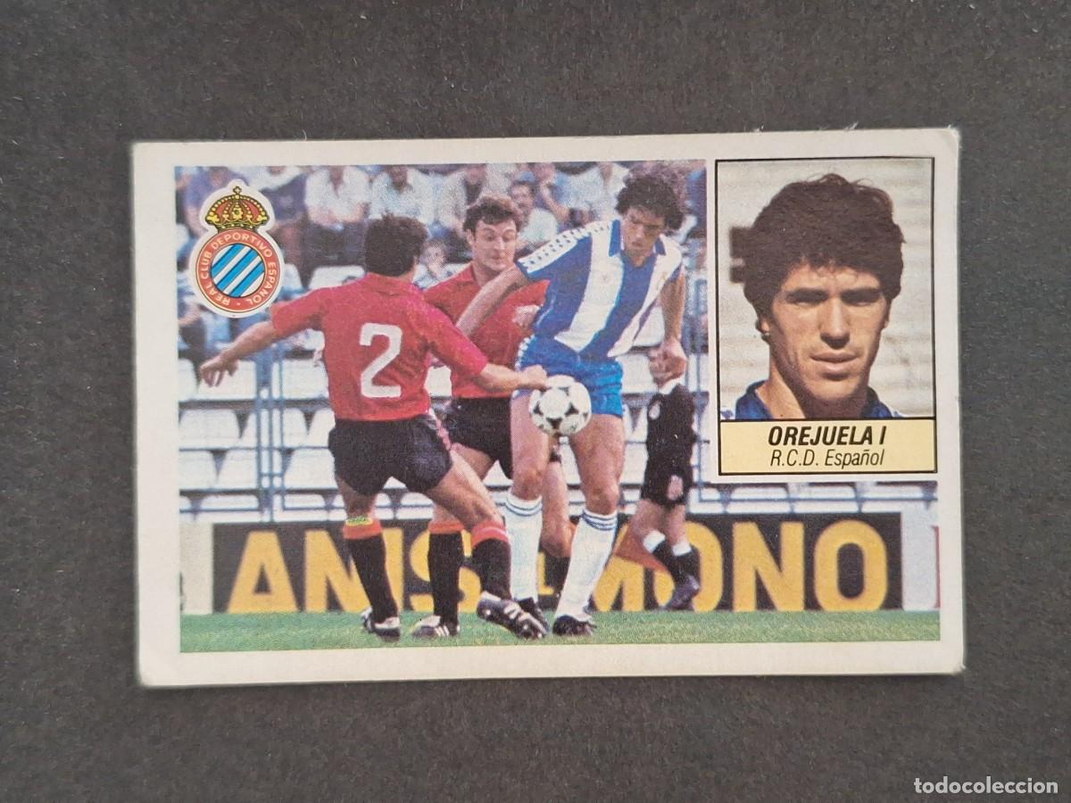 Cartes &agrave; collectionner de Football: L5 OREJUELA I R. C. D. ESPA&Ntilde;OL LIGA ESTE 1984 1985 84 85 DESPEGADO RECUPERADO