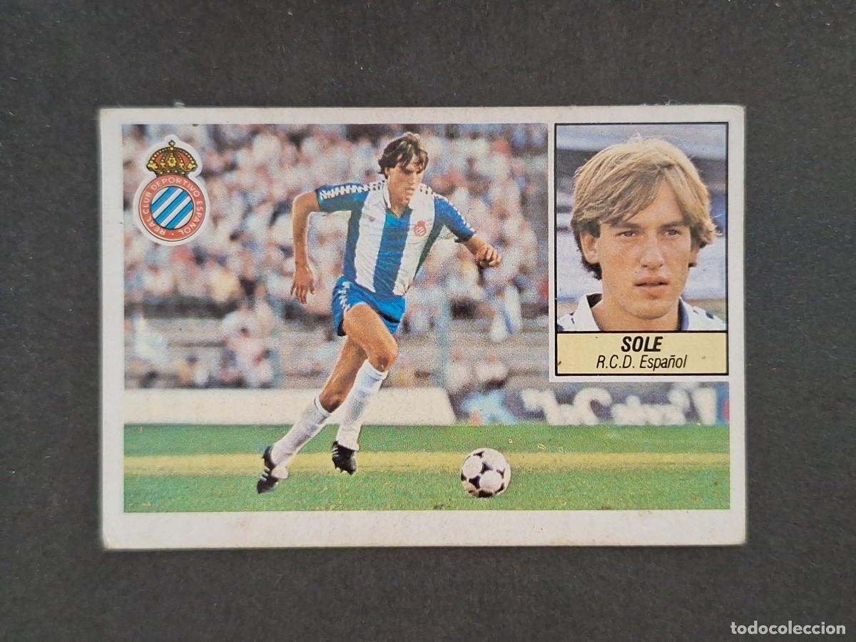 Cartes &agrave; collectionner de Football: L5 SOLE R. C. D. ESPA&Ntilde;OL LIGA ESTE 1984 1985 84 85 DESPEGADO RECUPERADO
