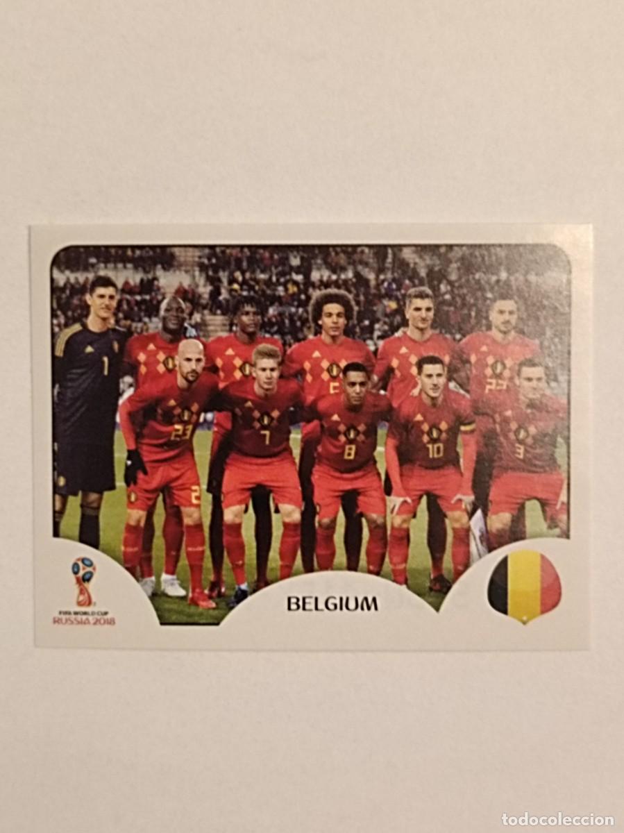 Cartes &agrave; collectionner de Football: #501 ALINEACION (BELGICA) MUNDIAL RUSIA 2018 PANINI VERSION ROSA