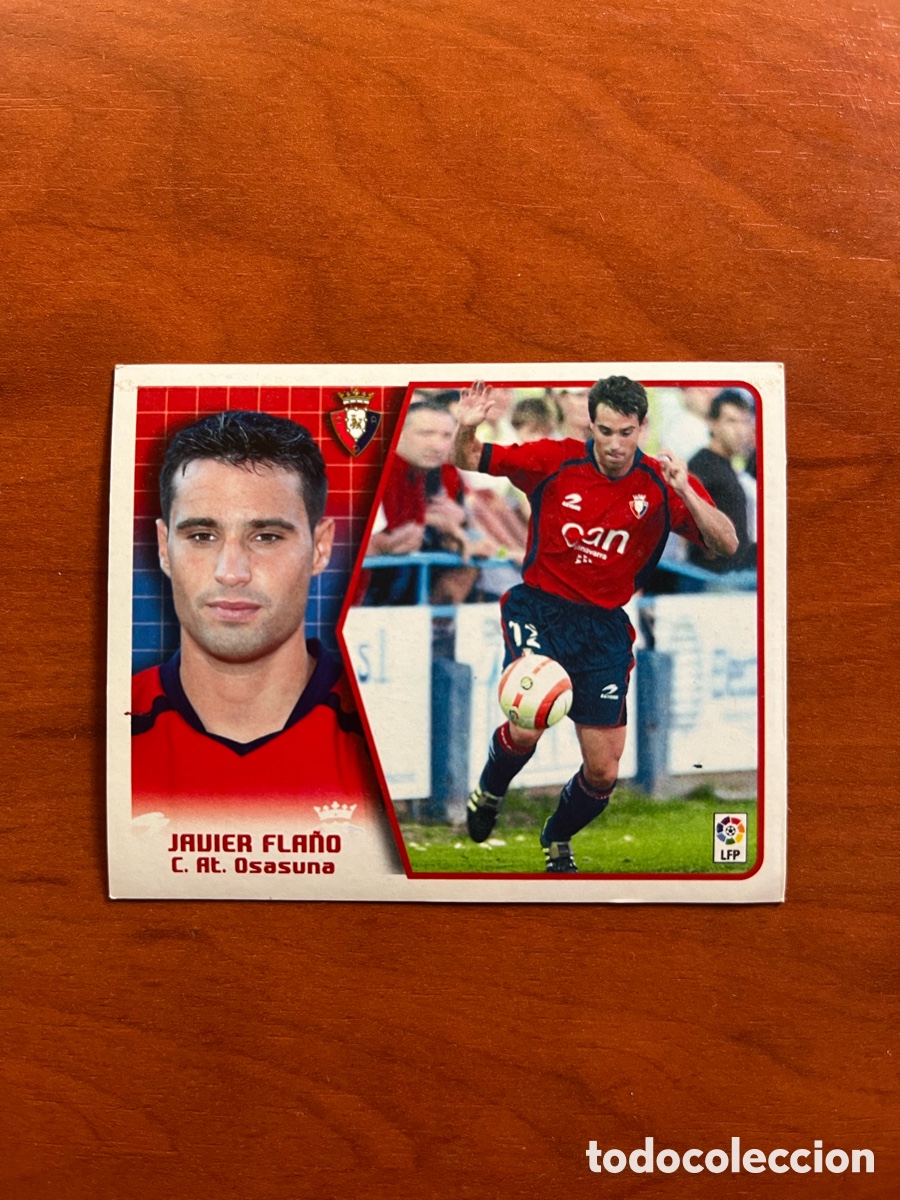 Fu&szlig;ball-Sticker: JAVIER FLA&Ntilde;O OSASUNA COLOCA LIGA ESTE 2005 2006 05 06 NUNCA PEGADO SIN PEGAR