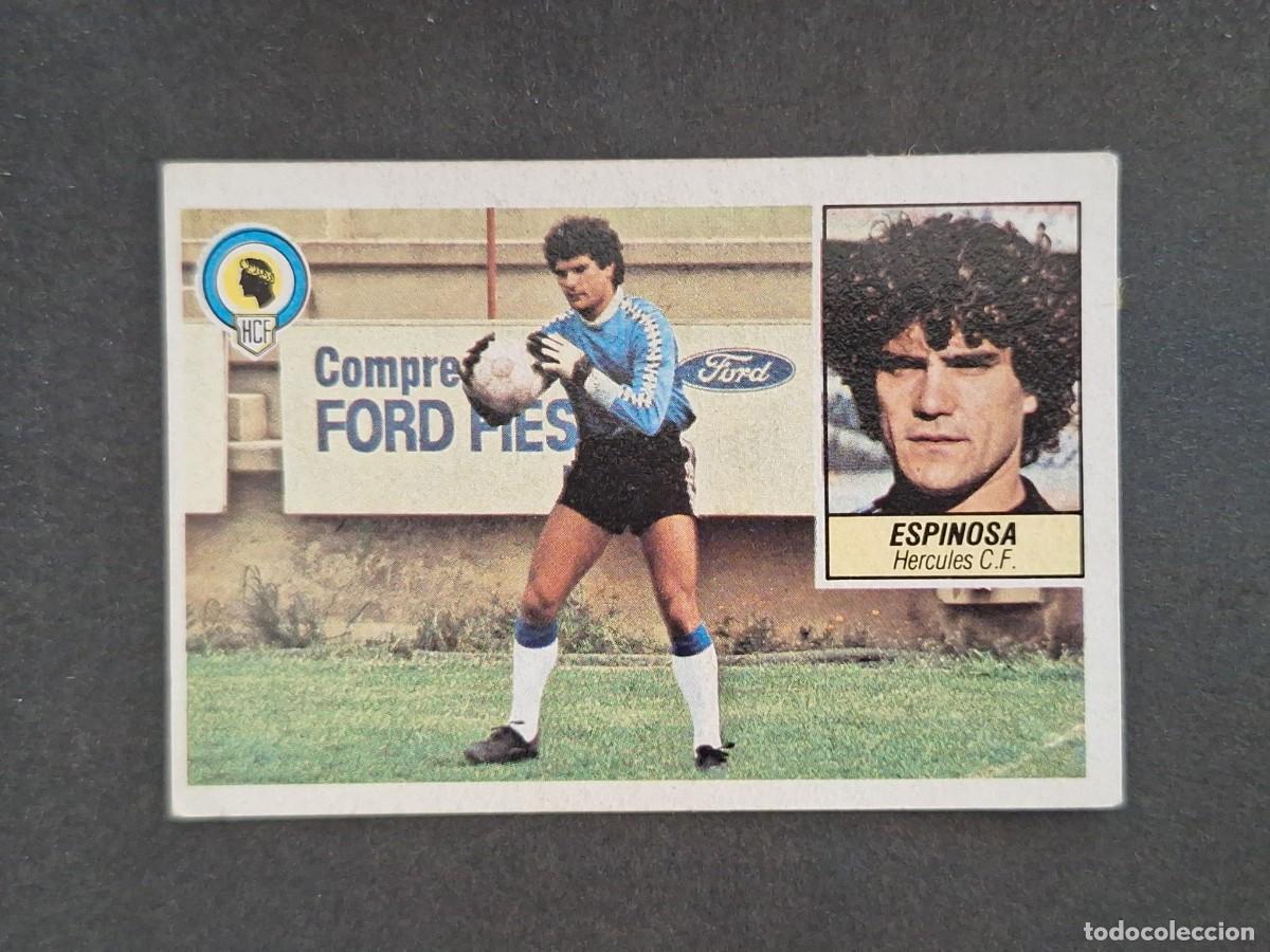 Cromos de f&uacute;tbol: L5 ESPINOSA HERCULES C. F. LIGA ESTE 1984 1985 84 85 DESPEGADO RECUPERADO
