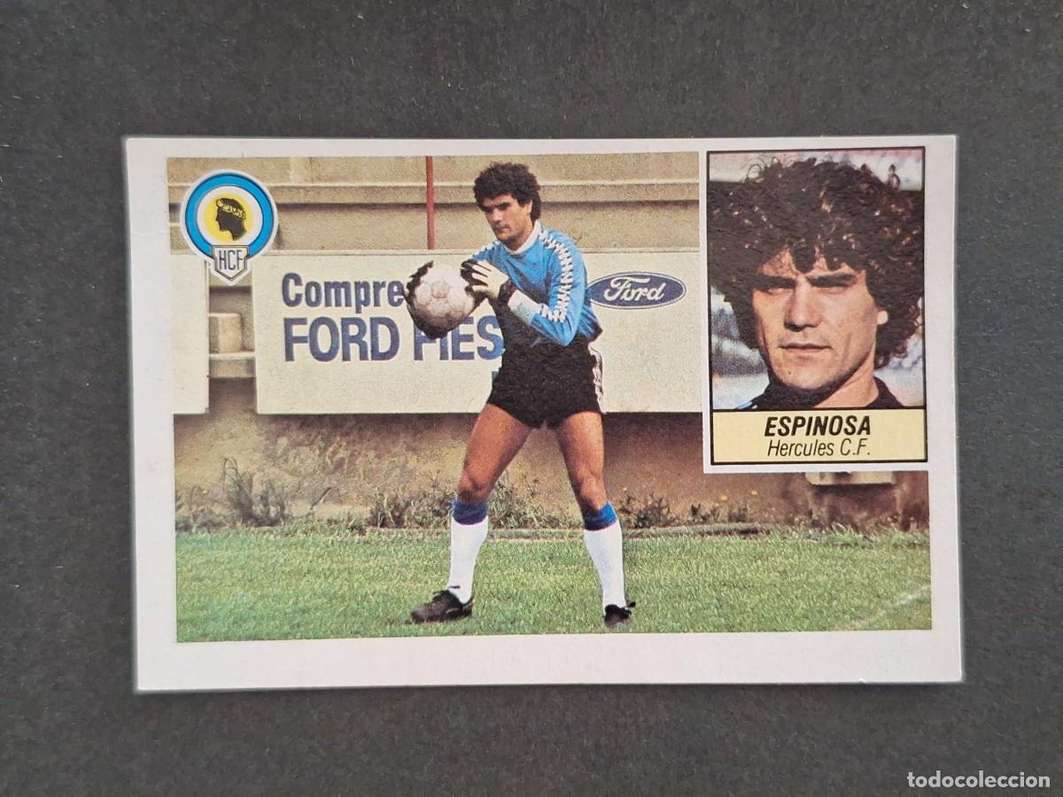 Cromos de f&uacute;tbol: L5 ESPINOSA HERCULES C. F. LIGA ESTE 1984 1985 84 85 DESPEGADO RECUPERADO