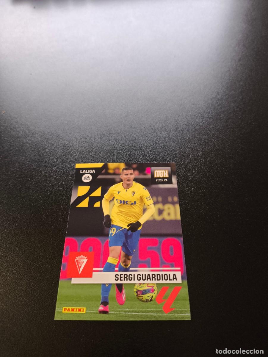 Cromos de f&uacute;tbol: 143 Sergi Guardiola CADIZ PANINI LIGA MEGACRACKS MGK 2023 2024 23 24 NO ESTE