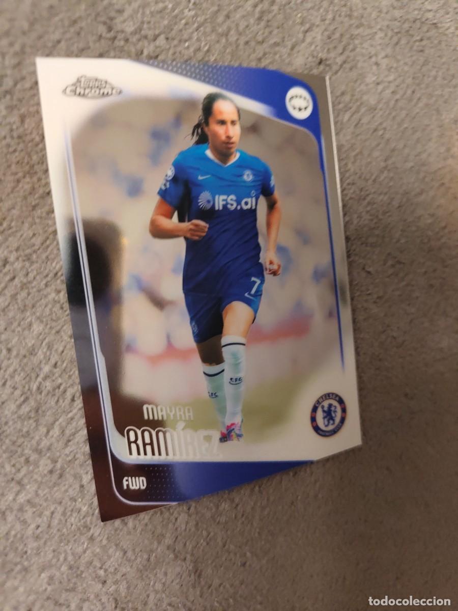 Cromos de f&uacute;tbol: 83 UWCL 25 26 CHROME MAYRA RAM&Iacute;REZ CHELSEA FC WOMEN CHAMPIONS LEAGUE TOPPS 2025 2026 AAE