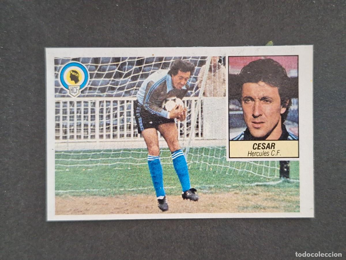 Cromos de f&uacute;tbol: L5 CESAR HERCULES C. F. LIGA ESTE 1984 1985 84 85 DESPEGADO RECUPERADO