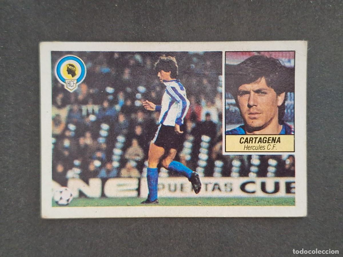 Cromos de f&uacute;tbol: L5 CARTAGENA HERCULES C. F. LIGA ESTE 1984 1985 84 85 DESPEGADO RECUPERADO