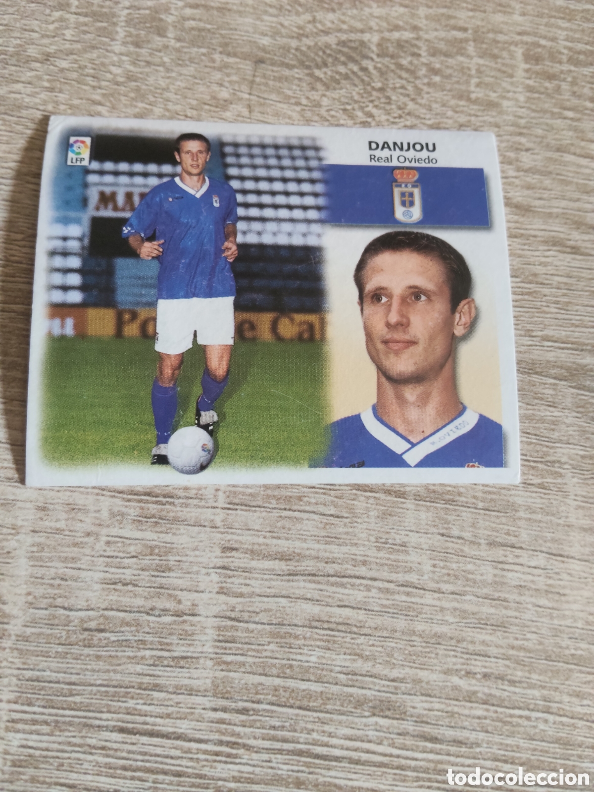 Cromos de f&uacute;tbol: Danjou coloca Real Oviedo liga 1999 2000 99 00 ediciones este nuevo