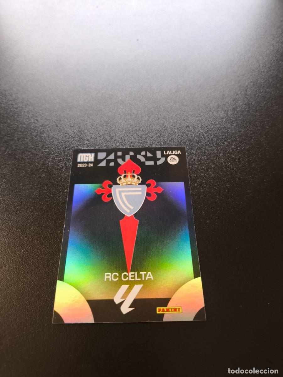 Cromos de f&uacute;tbol: 145 Escudo CELTA DE VIGO PANINI LIGA MEGACRACKS MGK 2023 2024 23 24 NO ESTE