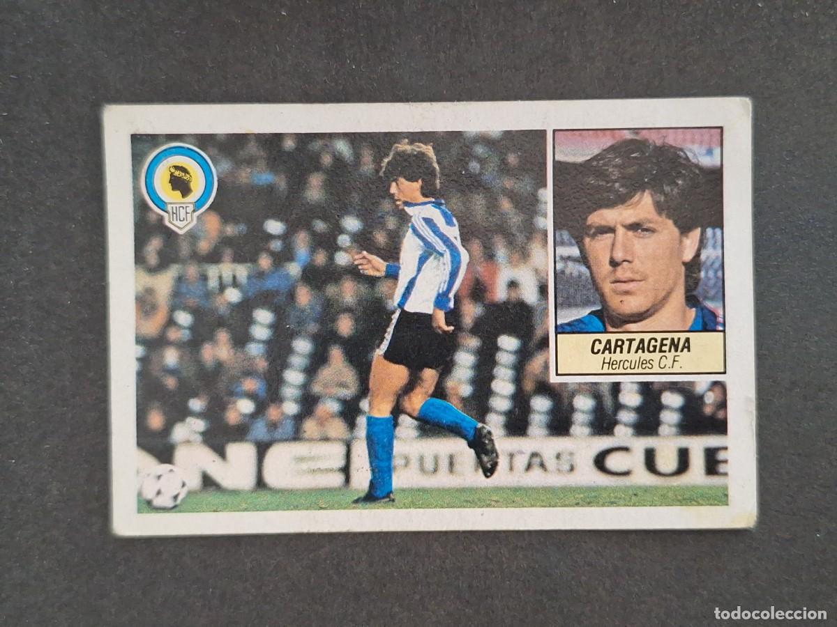 Cromos de f&uacute;tbol: L5 CARTAGENA HERCULES C. F. LIGA ESTE 1984 1985 84 85 DESPEGADO RECUPERADO
