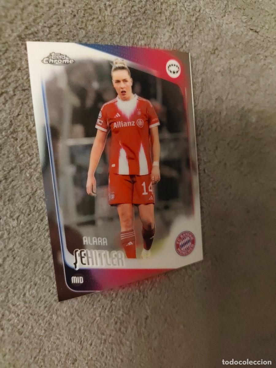 Cromos de f&uacute;tbol: 86 UWCL 25 26 CHROME ALARA ŞEHITLER FC BAYERN M&Uuml;NCHEN WOMEN CHAMPIONS LEAGUE TOPPS 2025 2026 AAE
