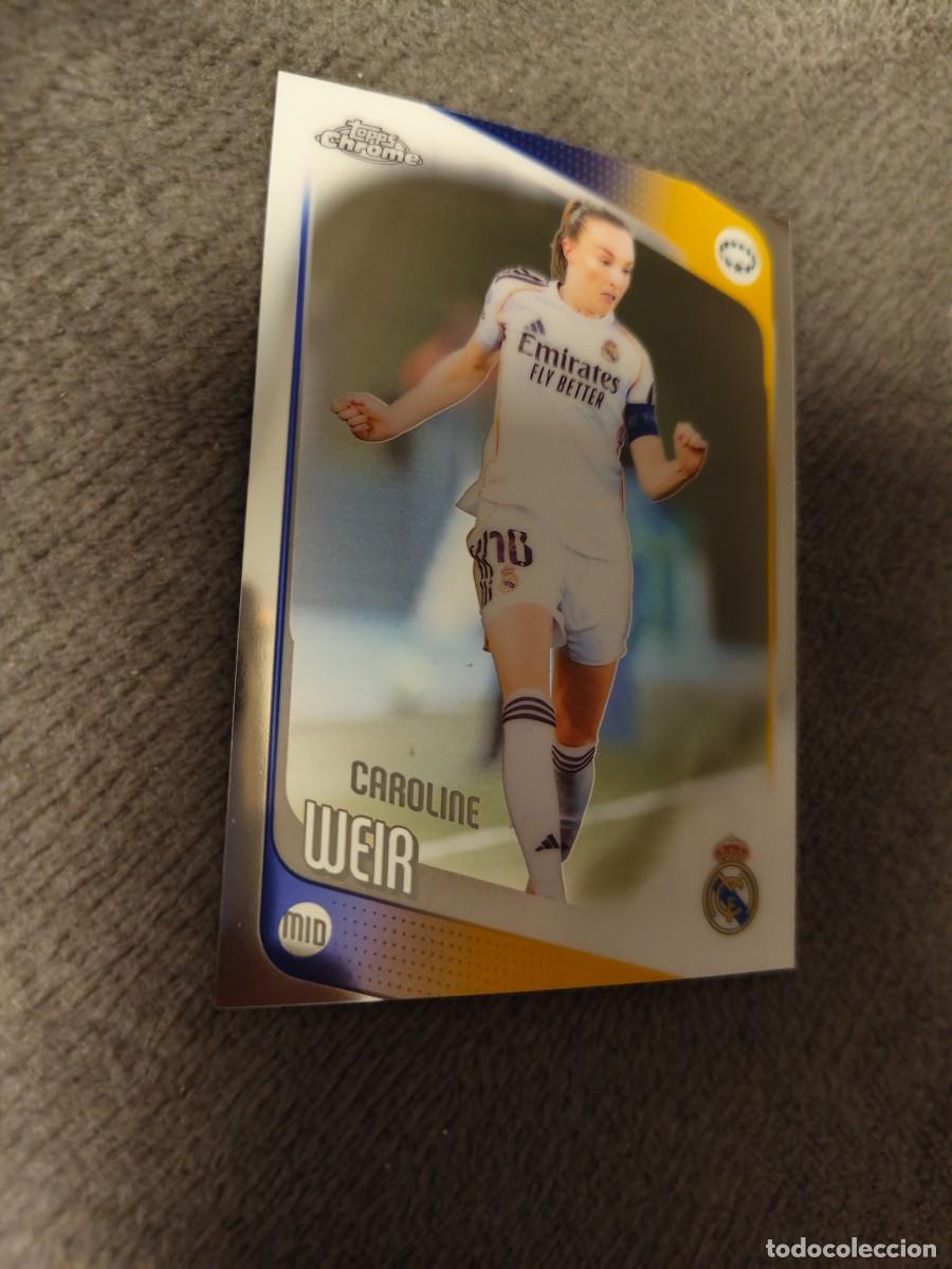 Cromos de f&uacute;tbol: 87 UWCL 25 26 CHROME CAROLINE WEIR REAL MADRID C.F. WOMEN CHAMPIONS LEAGUE TOPPS 2025 2026 AAE