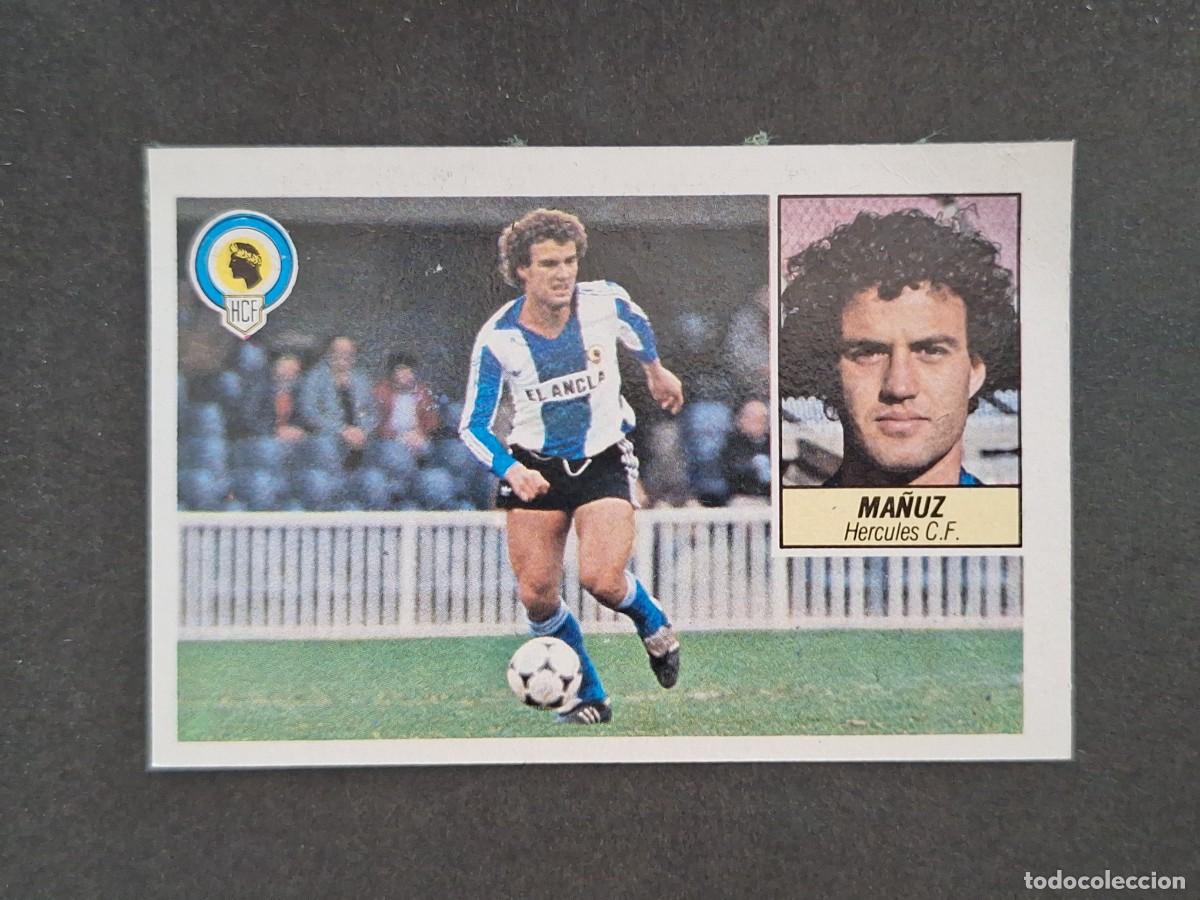 Cromos de f&uacute;tbol: L5 MA&Ntilde;UZ HERCULES C. F. LIGA ESTE 1984 1985 84 85 DESPEGADO RECUPERADO