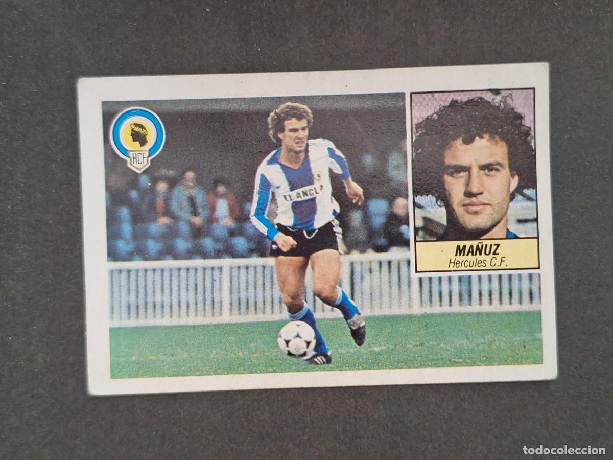 Cromos de f&uacute;tbol: L5 MA&Ntilde;UZ HERCULES C. F. LIGA ESTE 1984 1985 84 85 DESPEGADO RECUPERADO