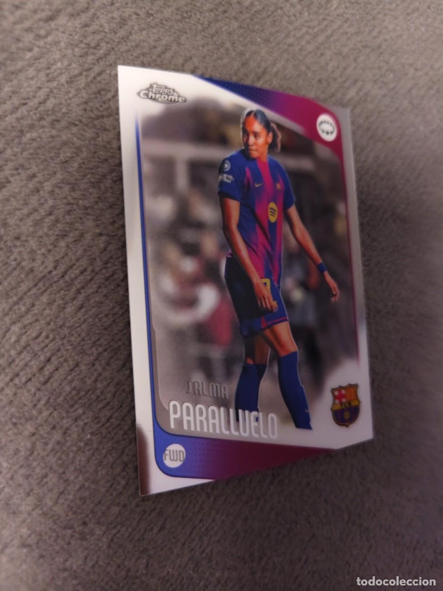 Cromos de f&uacute;tbol: 88 UWCL 25 26 CHROME SALMA PARALLUELO FC BARCELONA WOMEN CHAMPIONS LEAGUE TOPPS 2025 2026 AAE