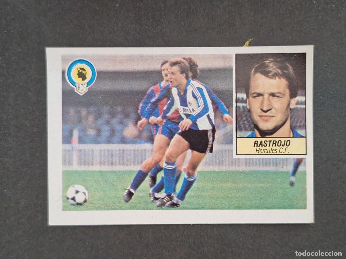 Cromos de f&uacute;tbol: L5 RASTROJO HERCULES C. F. LIGA ESTE 1984 1985 84 85 DESPEGADO RECUPERADO