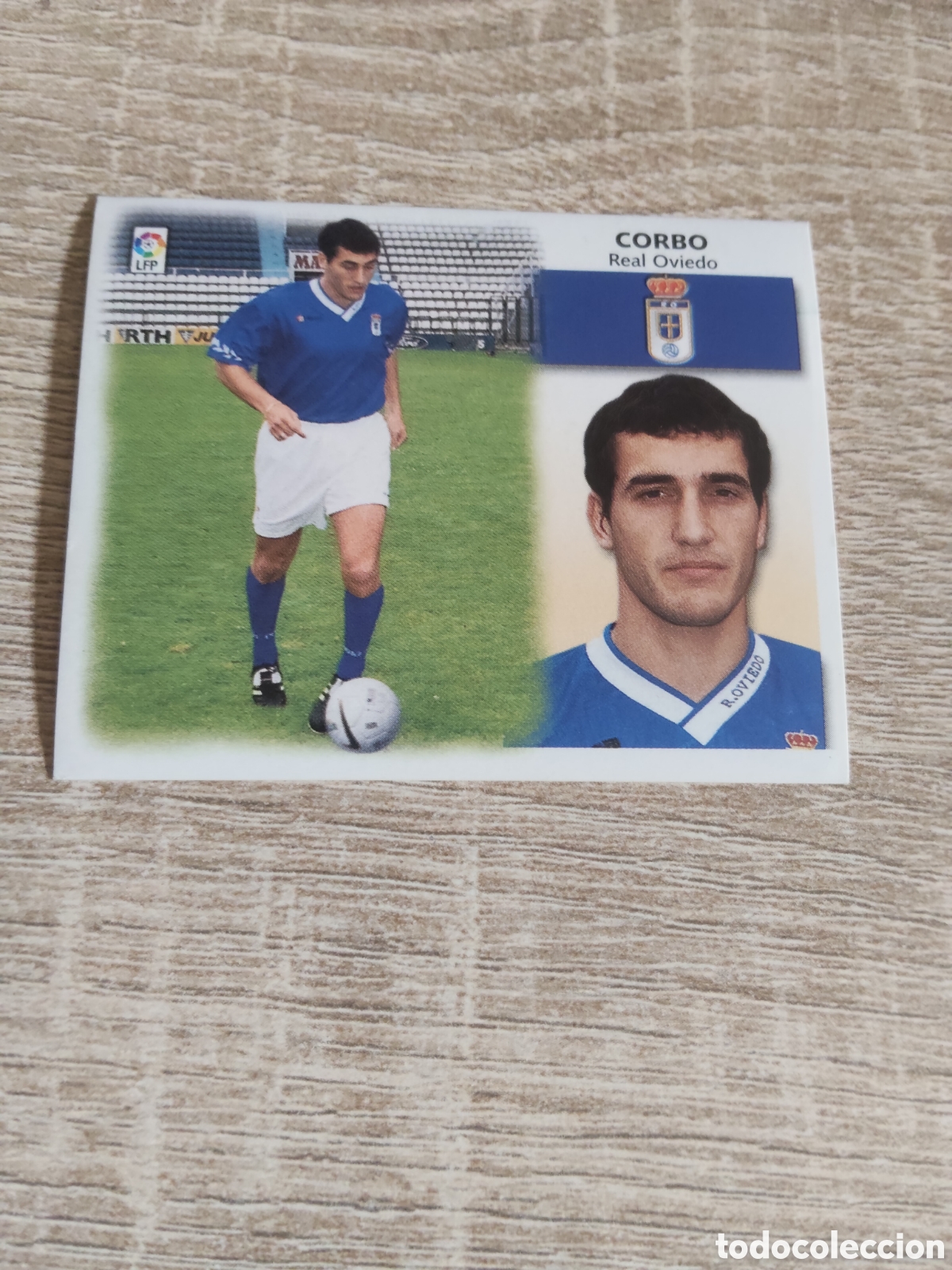 Cromos de f&uacute;tbol: Corbo coloca Real Oviedo liga 1999 2000 99 00 ediciones este