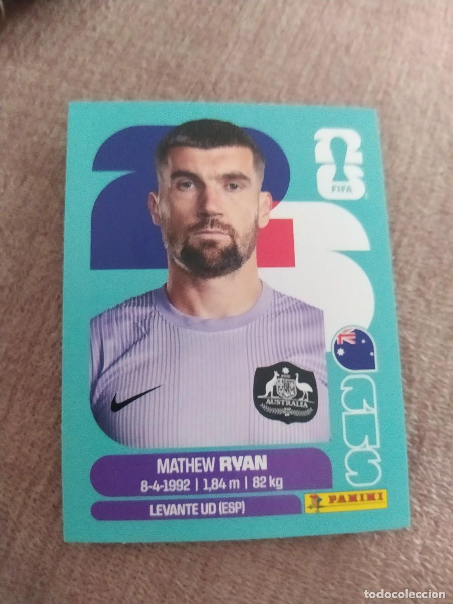Cartes &agrave; collectionner de Football: AUS 02 Matthew RYAN 2 Australia Mundial 2026 Panini