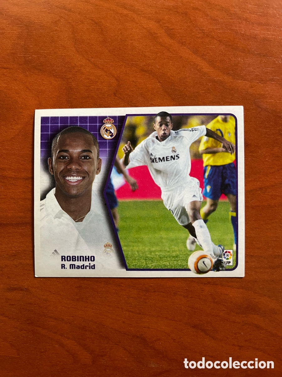 Cartes &agrave; collectionner de Football: ROBINHO REAL MADRID ULTIMOS FICHAJES N&ordm; 24 LIGA ESTE 2005 2006 05 06 NUNCA PEGADO SIN PEGAR