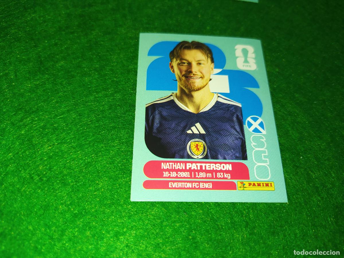 Cartes &agrave; collectionner de Football: COLLECTION WORLD CUP MUNDIAL 2026 - UPDATE SET - ACTUALIZAION - ESCOCIA PATTERSON