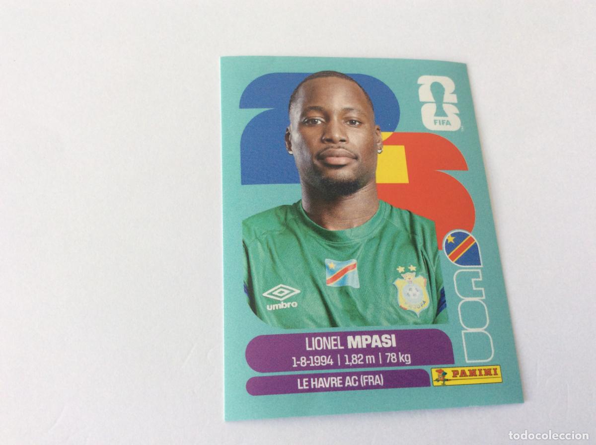 Cartes &agrave; collectionner de Football: COD2COD 2 Lionel Mpasi Congo Sticker Cromo FIFA World Cup 2026 26 Panini Mundial