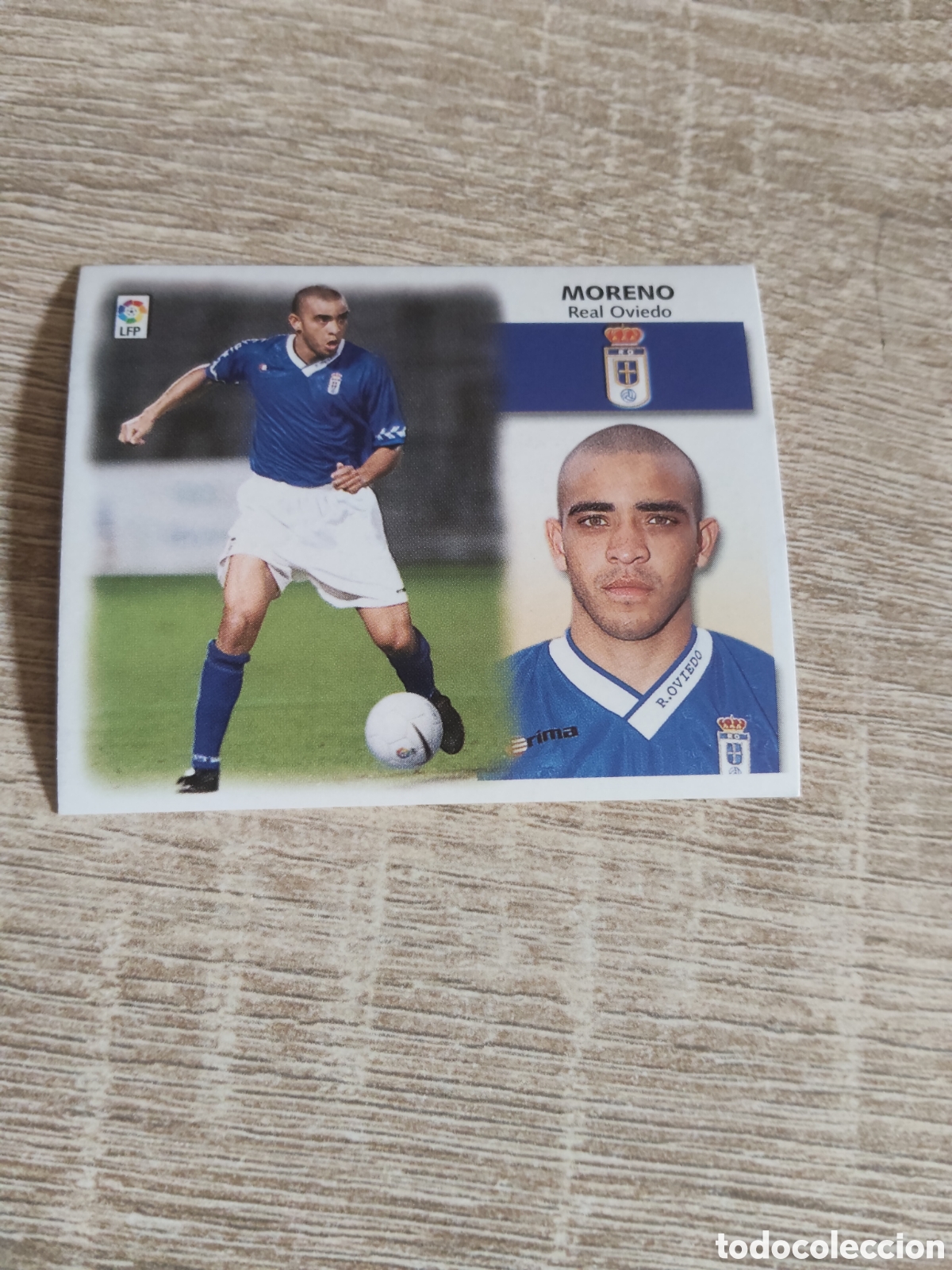 Cartes &agrave; collectionner de Football: Moreno baja Real Oviedo liga 1999 2000 99 00 ediciones este nuevo