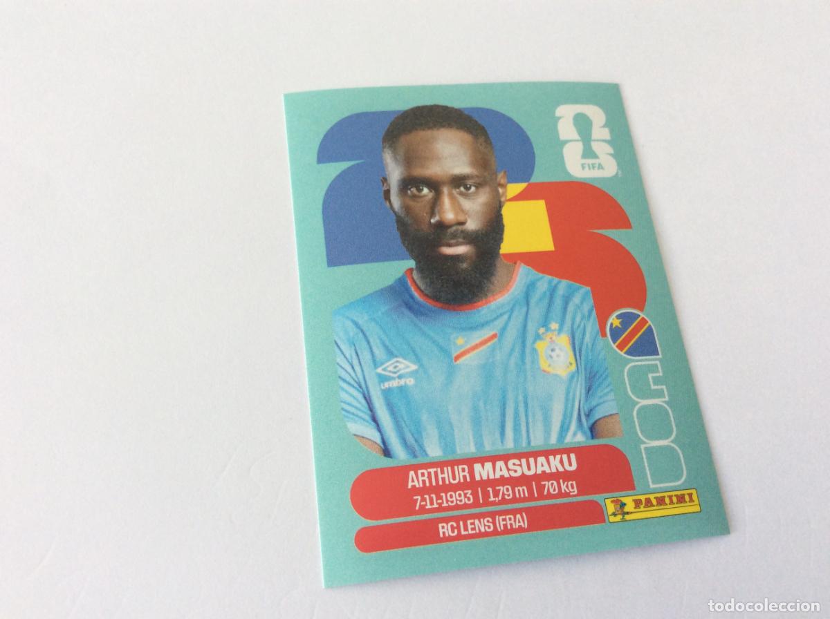 Cromos de f&uacute;tbol: COD5 CO 5 Arthur Masuaku Congo Sticker Cromo FIFA World Cup 2026 26 Panini Mundial