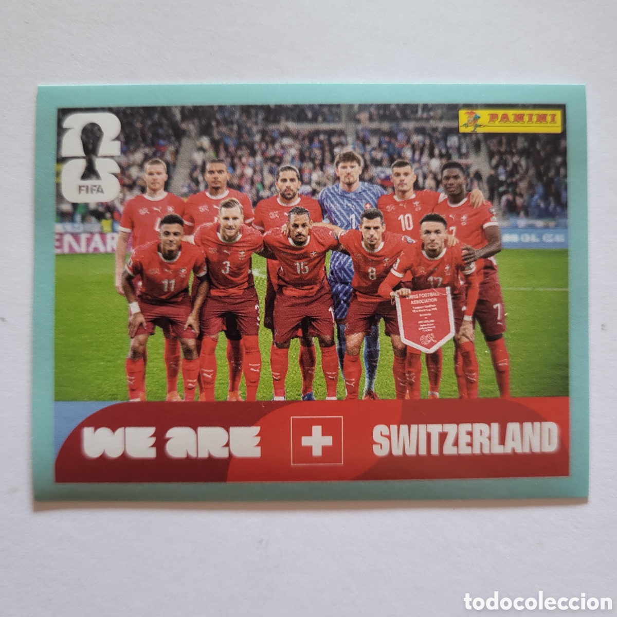 Cromos de f&uacute;tbol: SUI 13 Suiza [Sticker, Team] / FIFA World Cup 2026