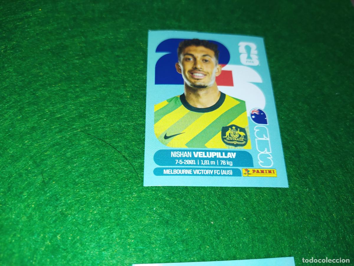 Cromos de f&uacute;tbol: COLLECTION WORLD CUP MUNDIAL 2026 - UPDATE SET - ACTUALIZAION - AUSTRALIA VELUPILLAV