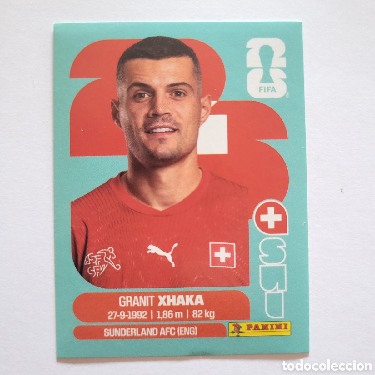 Cromos de f&uacute;tbol: SUI 9 Grant Xhaka [Sticker] / FIFA World Cup 2026