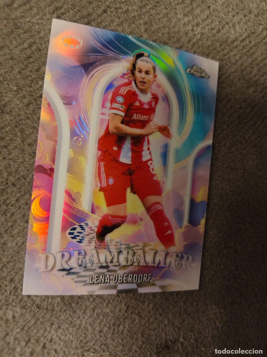 Cromos de f&uacute;tbol: DB-17 UWCL 25 26 CHROME OBERDORF FC BAYERN DREAMBALLER WOMEN CHAMPIONS LEAGUE TOPPS 2025 2026 AAE