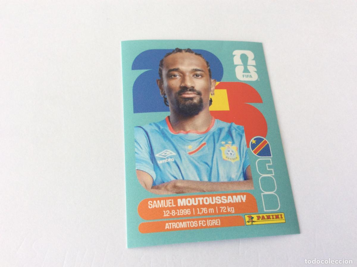 Cromos de f&uacute;tbol: COD11 COD 11 Samuel Moutoussamy Congo Sticker Cromo FIFA World Cup 2026 26 Panini Mundial