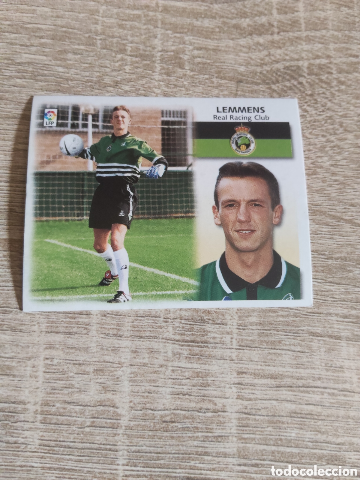 Cromos de f&uacute;tbol: Lemmens coloca Racing de Santander liga 1999 2000 99 00 ediciones este nuevo