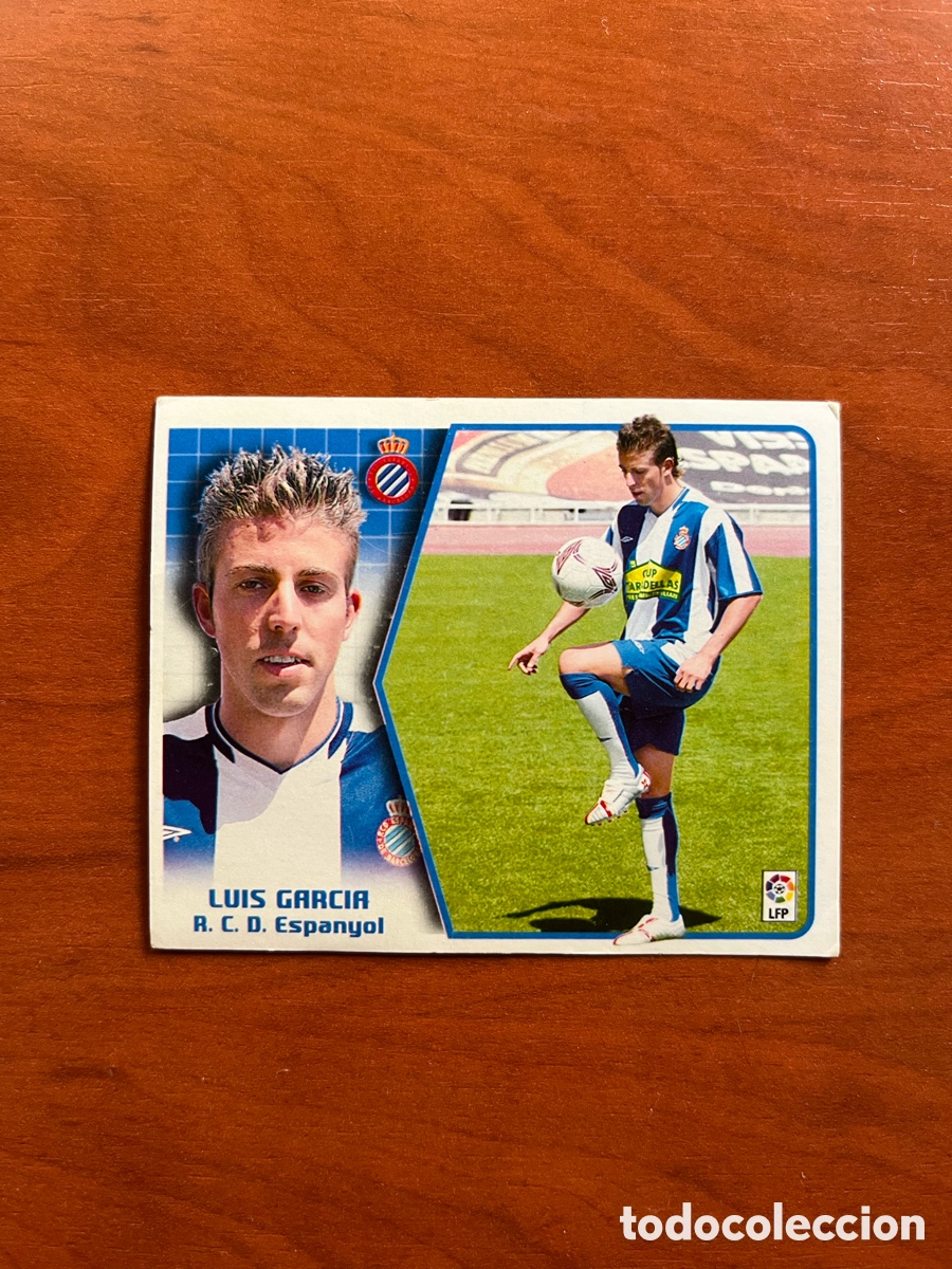 Cromos de f&uacute;tbol: LUIS GARC&Iacute;A ESPANYOL ULTIMOS FICHAJES N&ordm; 38 LIGA ESTE 2005 2006 05 06 NUNCA PEGADO SIN PEGAR