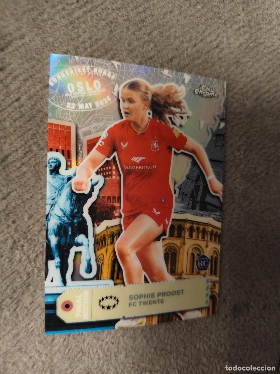 Cromos de f&uacute;tbol: FD-1 UWCL 25 26 CHROME PROOST TWENTE FINALS DESTINATION WOMEN CHAMPIONS LEAGUE TOPPS 2025 2026 AAE