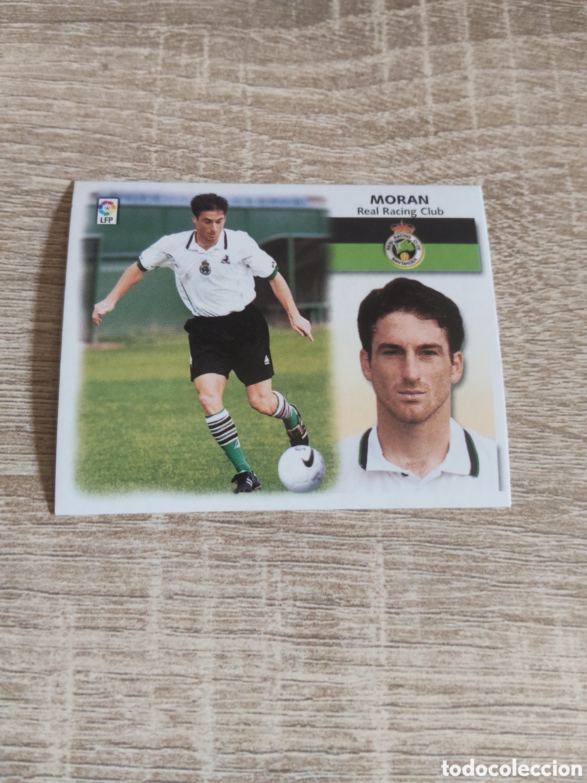 Cromos de f&uacute;tbol: Moran coloca Racing de Santander liga 1999 2000 99 00 ediciones este nuevo