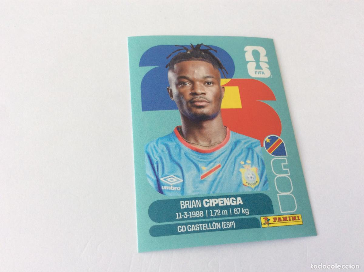 Cromos de f&uacute;tbol: COD17 COD 17 Brian Cipenga Congo Sticker Cromo FIFA World Cup 2026 26 Panini Mundial